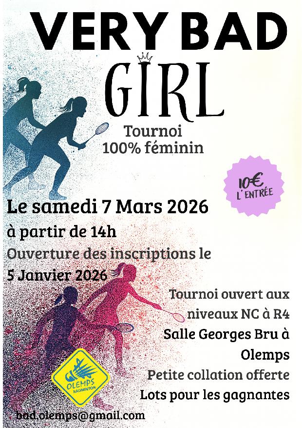 Very Bad Girls 2026 - OlempsBadminton